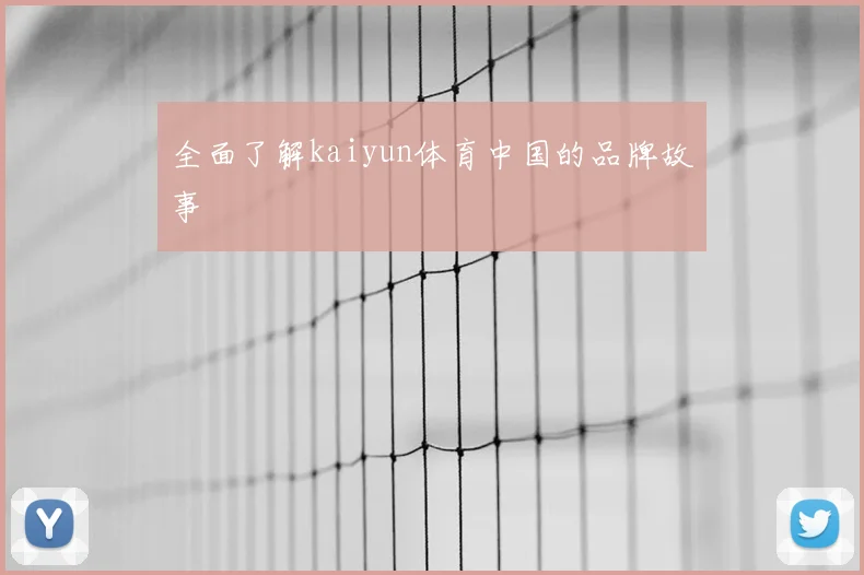 全面了解kaiyun体育中国的品牌故事
